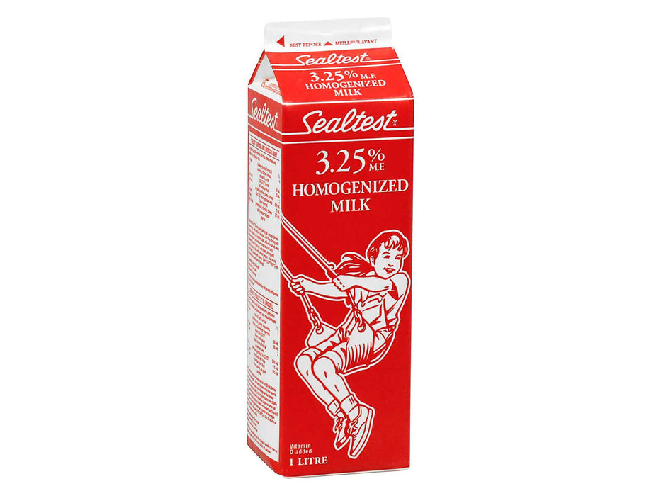 Milk - 3.25% Homogenized - 1L