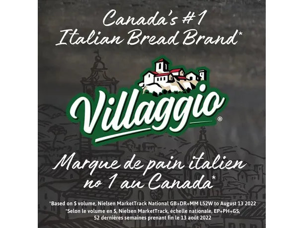 Villaggio Classico Italian Style Thick Slice White Bread - 2 x 675g Loaf