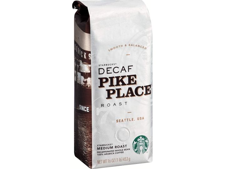 Coffee - Starbucks DECAF Pike Roast - Beans - 1lb Bag