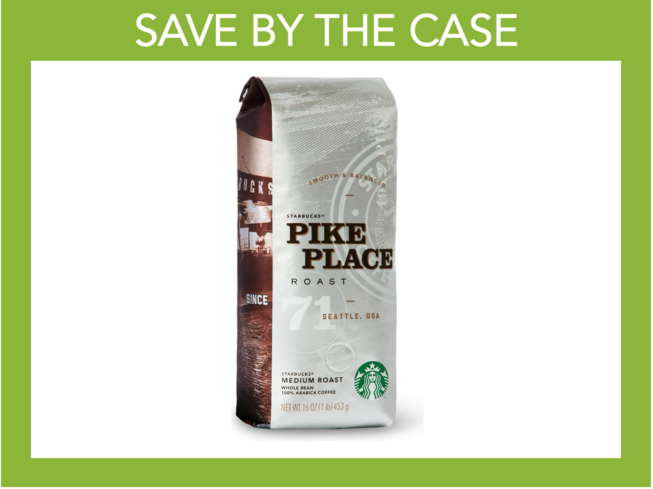 Coffee - Starbucks Pike Roast - Beans - 1lb Bag