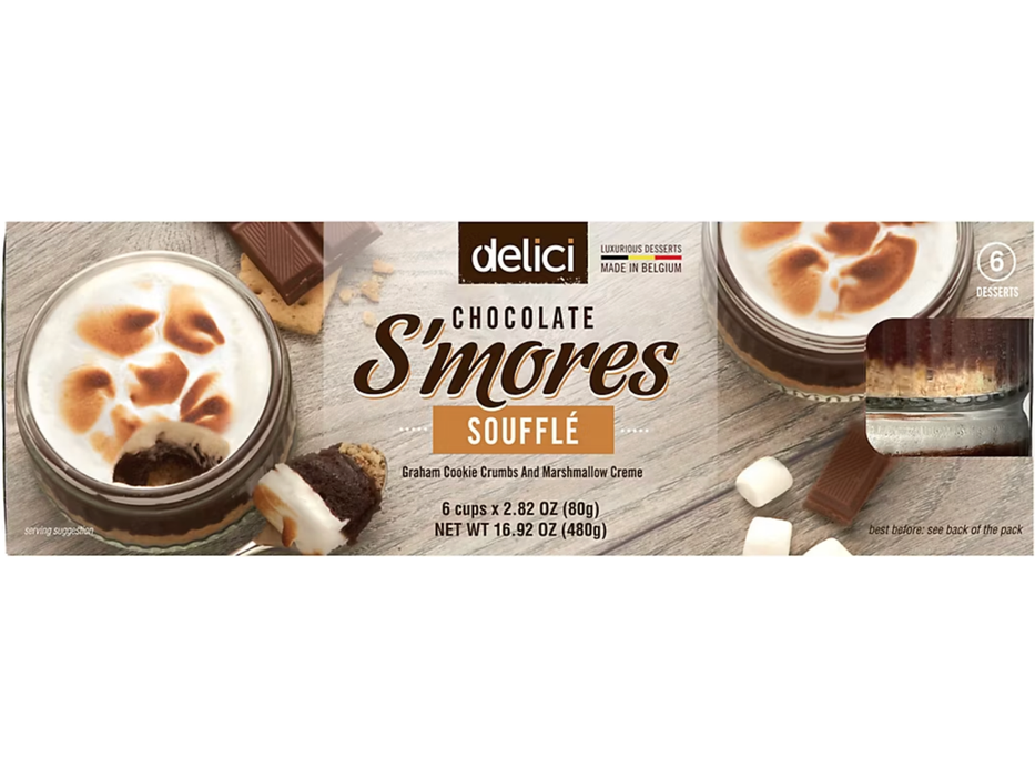 Delici Souffle Chocolate S'mores - 6 x 80g Glasses