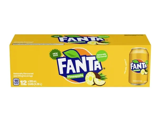 Fanta Pineapple - 12 x 355ml Can