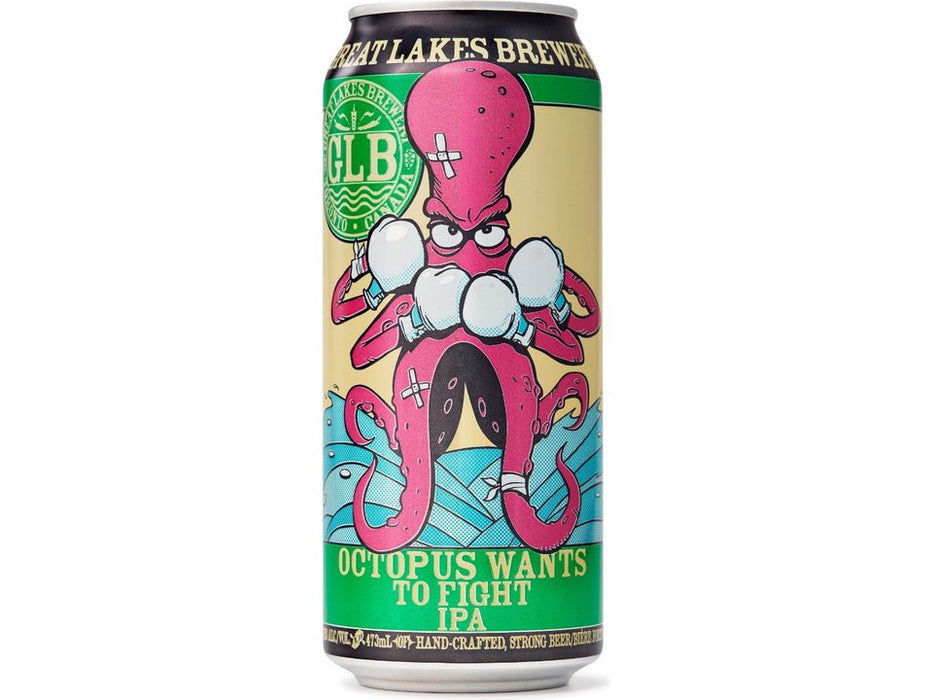 Great Lakes Brewery Octopus Wants To Fight IPA - 6 x 473ml Can