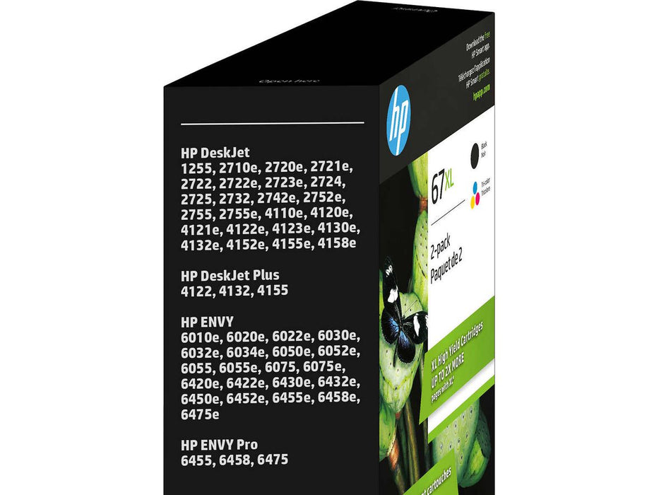 Ink Cartridge - HP 67XL - Black and Tri-Colour High Yield Original - Combo Pack