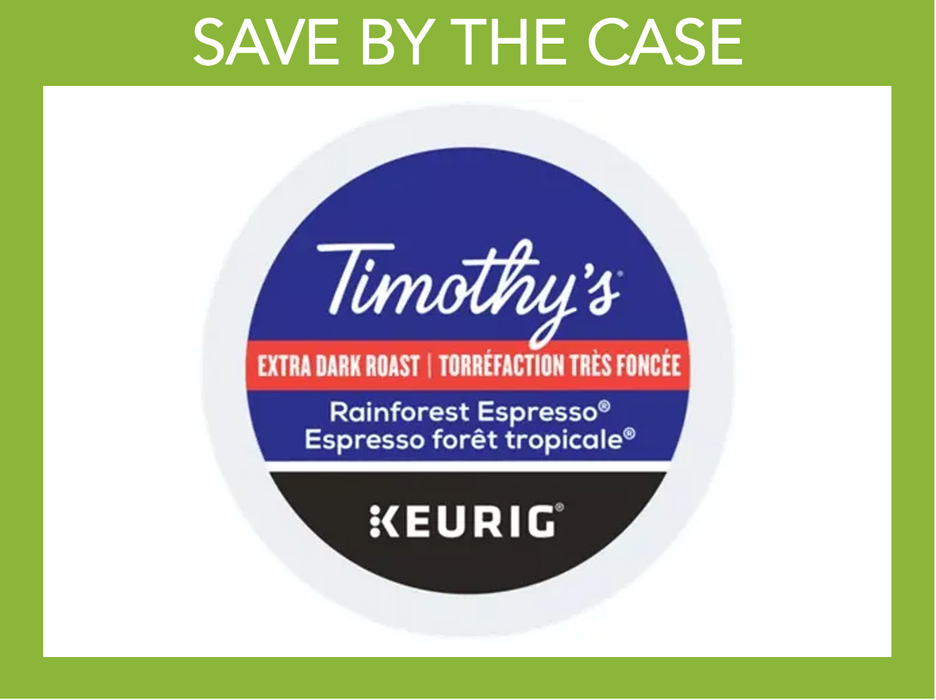 K-Cup - Timothy's - Coffee - Extra Dark - Rainforest Espresso