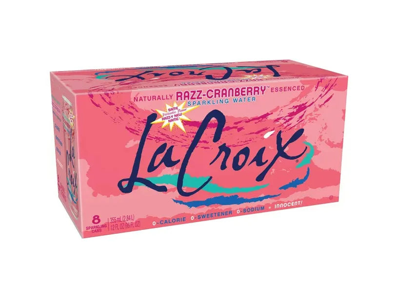 La Croix - Cran-Rasberry Sparkling Water - 8 x 355ml