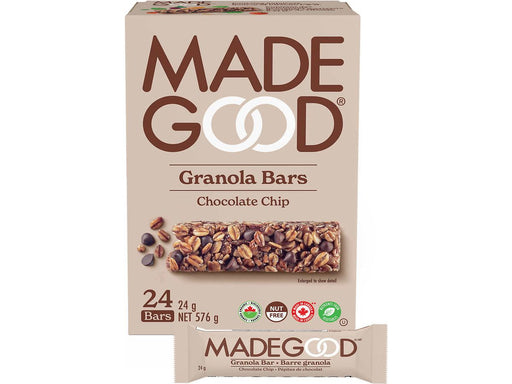 Made Good Chocolate chip Granola Bars - 24 x 24g - MB Grocery