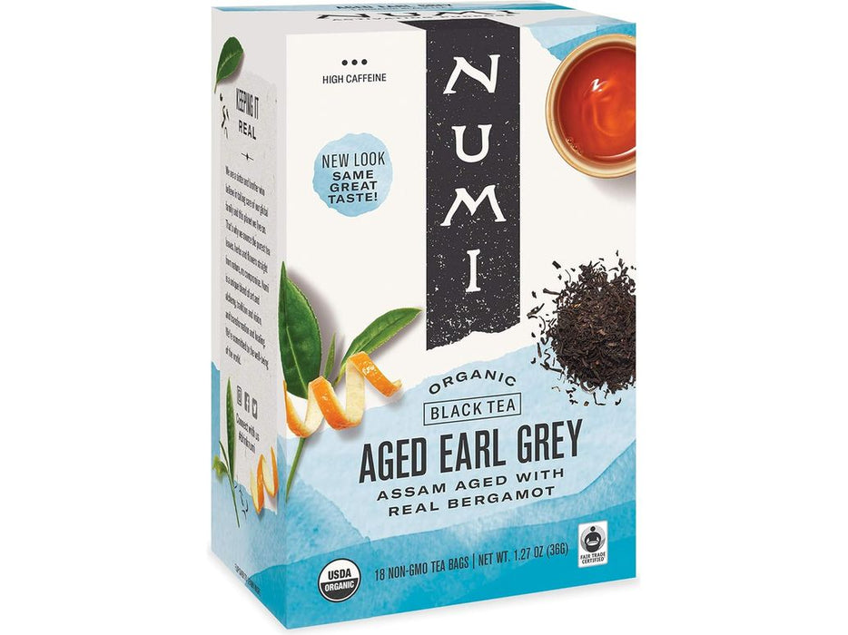 Numi Organic Tea - Aged Earl Grey - Box of 18