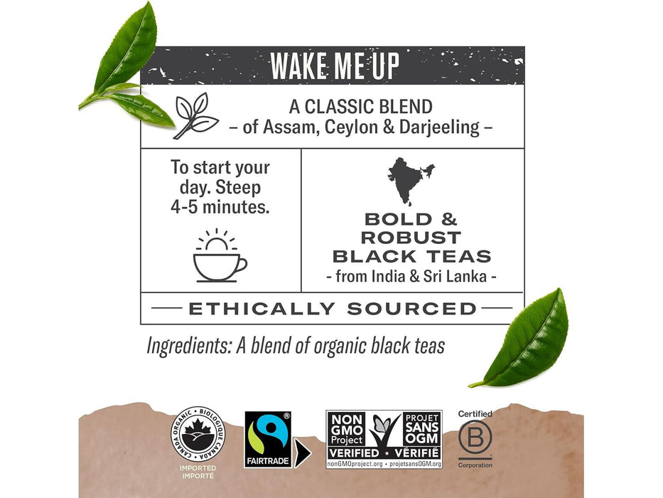 Numi Organic Tea - Breakfast Blend - Box of 18