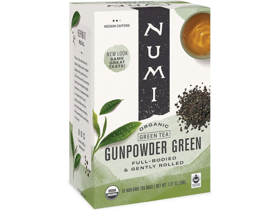 Numi Organic Tea - Gunpowder Green - Box of 18