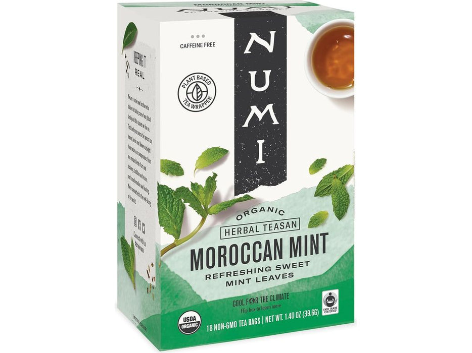 Numi Organic Tea - Moroccan Mint - Box of 18