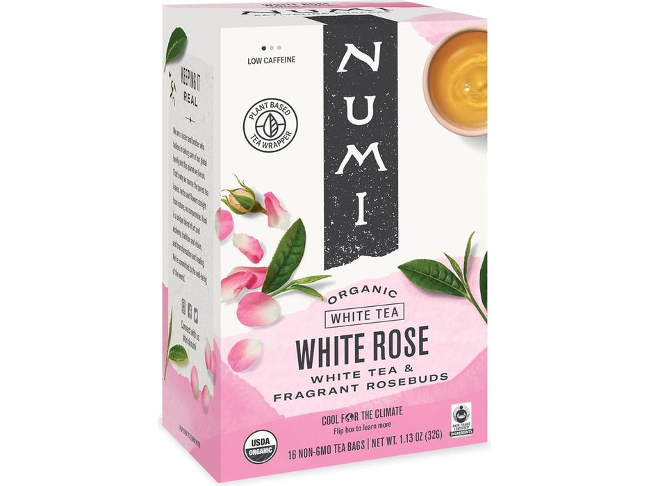 Numi Organic Tea - White Rose - Box of 16