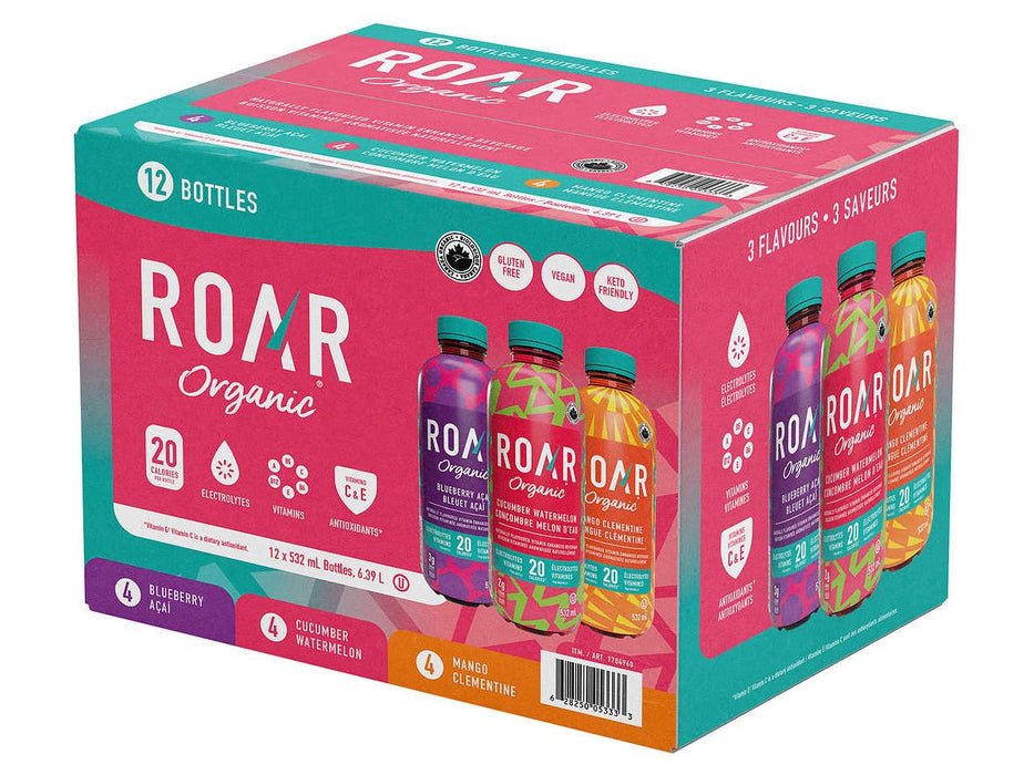 Roar Organic Variety Pack 12 × 532 ml