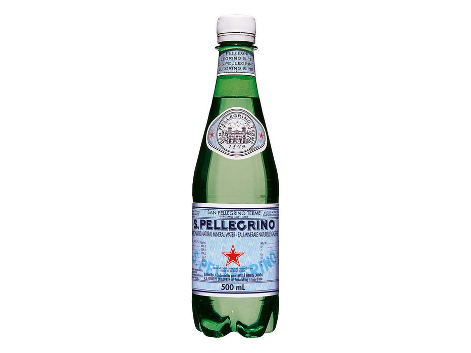 San Pellegrino Carbonated Mineral Water 24 × 500 mL