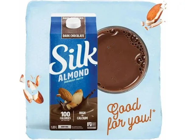 Almond Dark Chocolate - Silk - 1.89L - Good for you