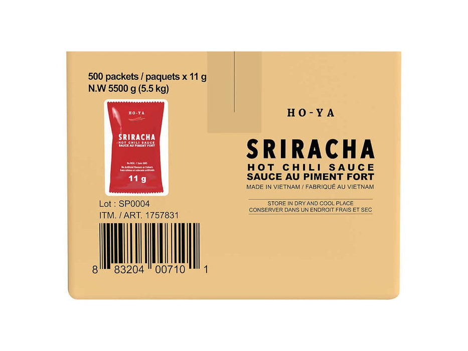 Ho-Ya Sriracha Packets - 500 x 11g