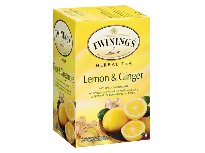 Twinings - Lemon & Ginger - Pkg 20