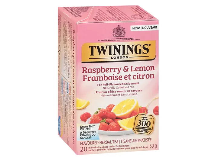 Twinings - Raspberry & Lemon - Pkg 20
