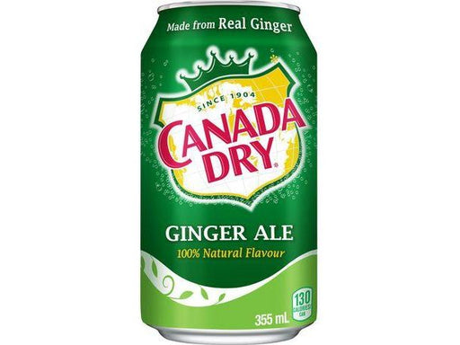 Canada Dry Ginger Ale - Regular - 24 x 355ml Can - MB Grocery