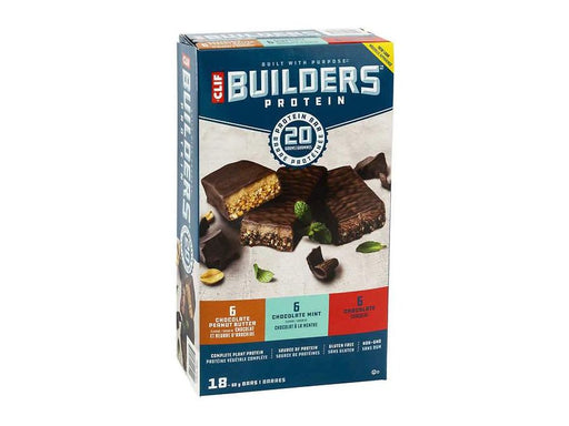 Clif Bar Builders Protein 18 x 68g - MB Grocery