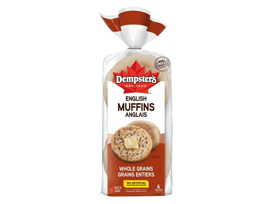 Dempster’s Whole Grains English Muffins - MB Grocery