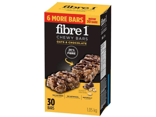 Fibre 1 Oats & Chocolate Chewy Bars - 30 x 35g - MB Grocery