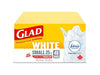 Glad White Garbage Bags - Small 25L - 48 Bags - MB Grocery