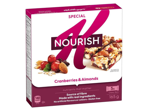 Kellogg's Special K Nourish Bar - Cranberries & Almonds - 5 bars - MB Grocery