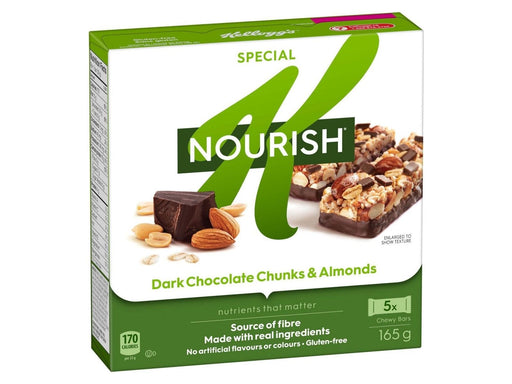 Kellogg's Special K Nourish Bar - Dark Chocolate Chunks & Almonds - 5 bars - MB Grocery
