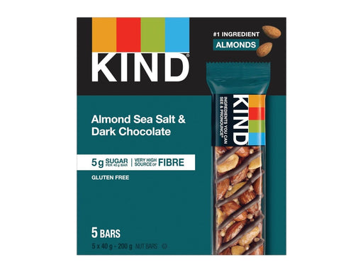 Kind Almond Sea Salt & Dark Chocolate - 5 Bars x 40g - MB Grocery