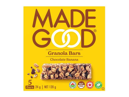 Made Good Organic Chocolate Banana Granola Bars - 5 x 24g - MB Grocery