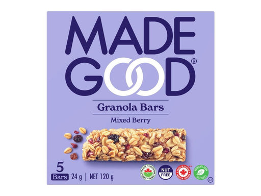 Made Good Organic Mixed Berry Granola Bars - 5 x 24g - MB Grocery