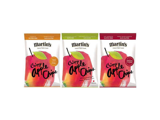 Martin’s Crispy Apple Chips - 15 × 22g Bags - MB Grocery
