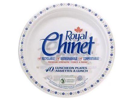 Royal Chinet Luncheon Plate - 8.75" - Pack of 40 - MB Grocery