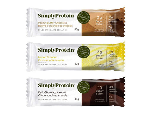 The Simply Bar Variety Pack Protein Bars - 15 x 40g - MB Grocery