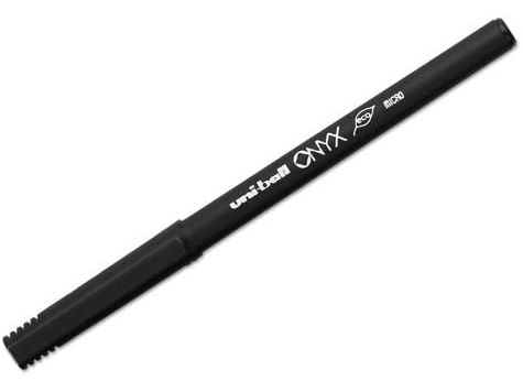 Uni-ball Roller Rollerball Pens - 0.5mm - Black - Pack of 12