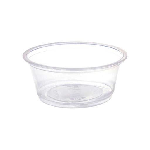 3.25 - oz Portion Cups - Clear Plastic - Case of 1200 - Miller & Bean Coffee Company
