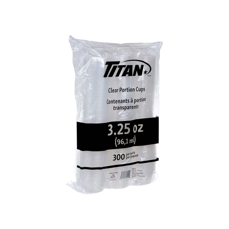 3.25 - oz Portion Cups - Clear Plastic - Case of 1200 - Miller & Bean Coffee Company