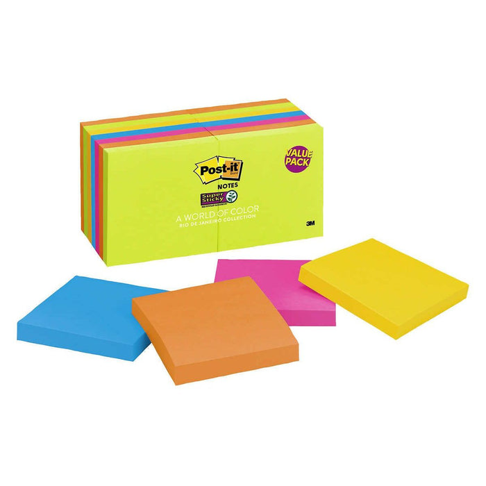 3M Post - it Super Sticky Notes - Pack of 14 - Miller & Bean Coffee Company
