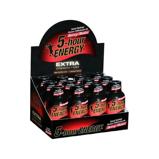 5 - hour Energy Extra - Strength Berry Shots - 12 × 57ml - Miller & Bean Coffee Company