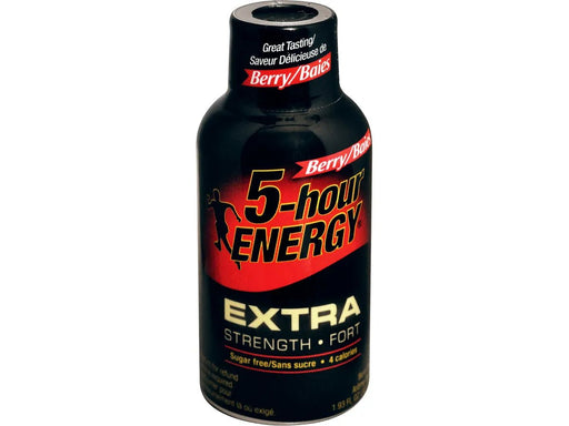 5 - hour Energy Extra - Strength Berry Shots - 12 × 57ml - Miller & Bean Coffee Company