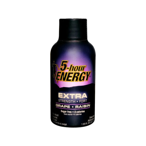 5 - hour Energy Extra - Strength Grape Shots - 12 × 57ml - Miller & Bean Coffee Company