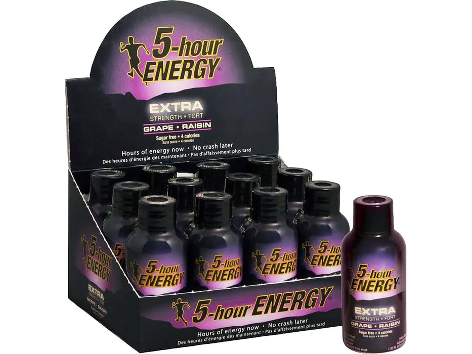 5-hour Energy Extra-Strength Grape Shots - 12 × 57ml