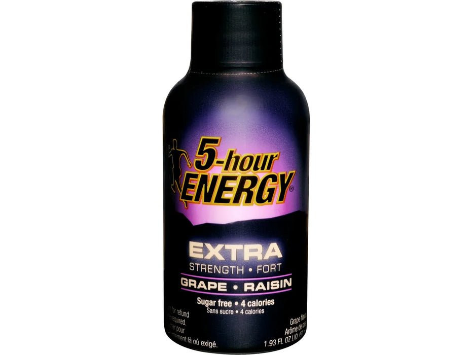 5-hour Energy Extra-Strength Grape Shots - 12 × 57ml