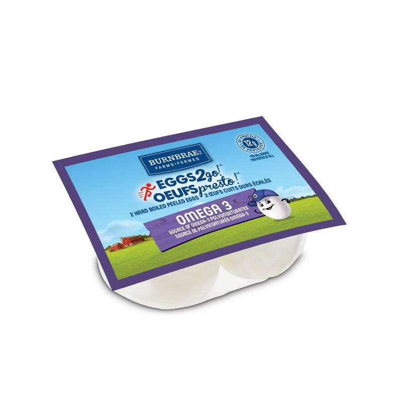 EGGS 2 Go! Omega 3 Hard Boiled Snack Pack