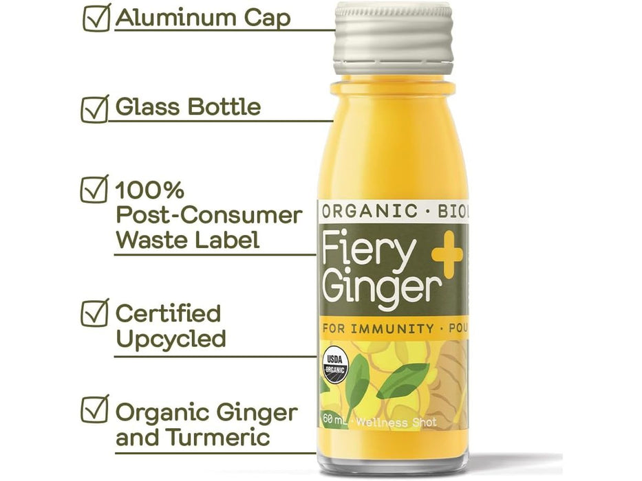 Greenhouse Ginger Defence For Immunity Wellness Shot - 12 x 60ml