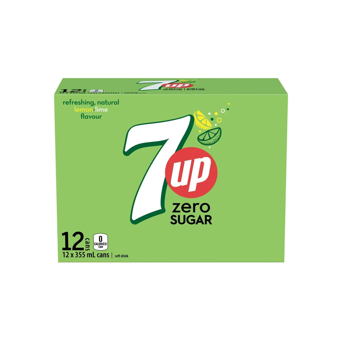 7UP Zero - 12 x 355ml Can - Miller & Bean Coffee Company