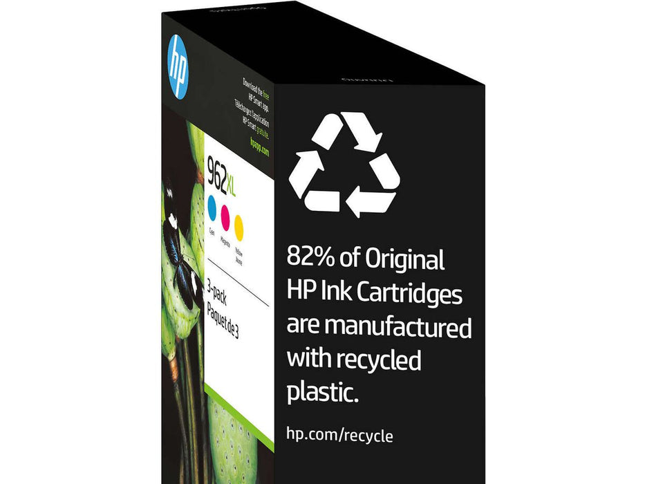 Ink Cartridge - HP 962XL -  High Yield Cyan, Magenta and Yellow Original - Combo Pack of 3