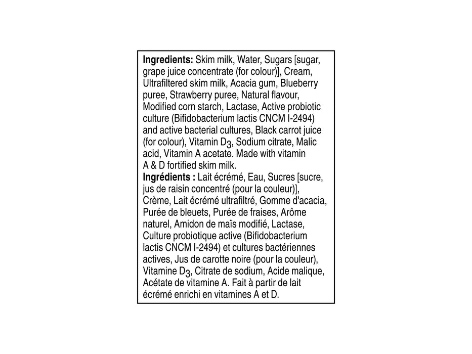 Activia Probiotic Yogurt Drink - Mixed Berries - 8 x 93ml