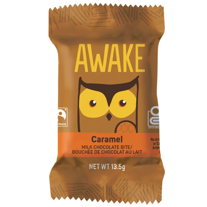 Awake Caffeinated Caramel Milk Chocolate Single Bites 50 × 13.5g